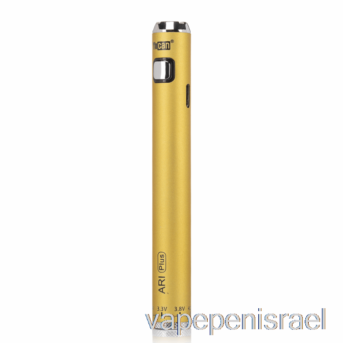 Vape Israel חד פעמי יוקן ארי פלוס סוללה זהב 900 Mah